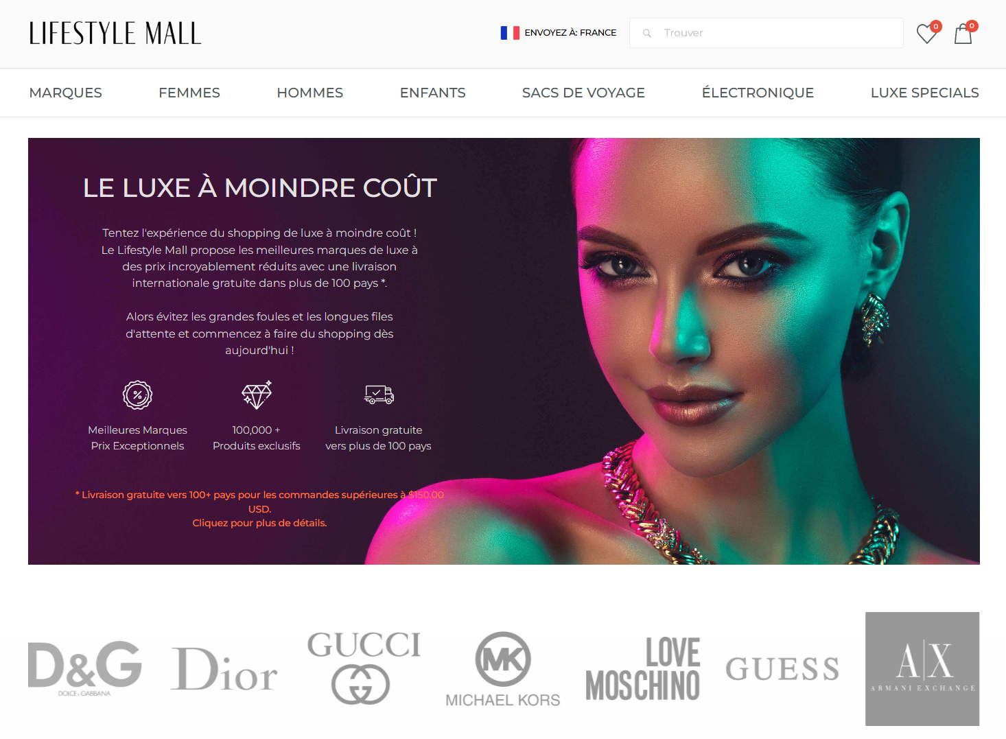 Lifestyle Mall — shopping exclusif membres